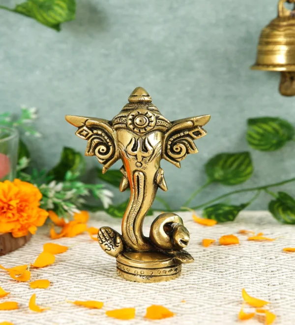 Ganesh Gold Brass decor